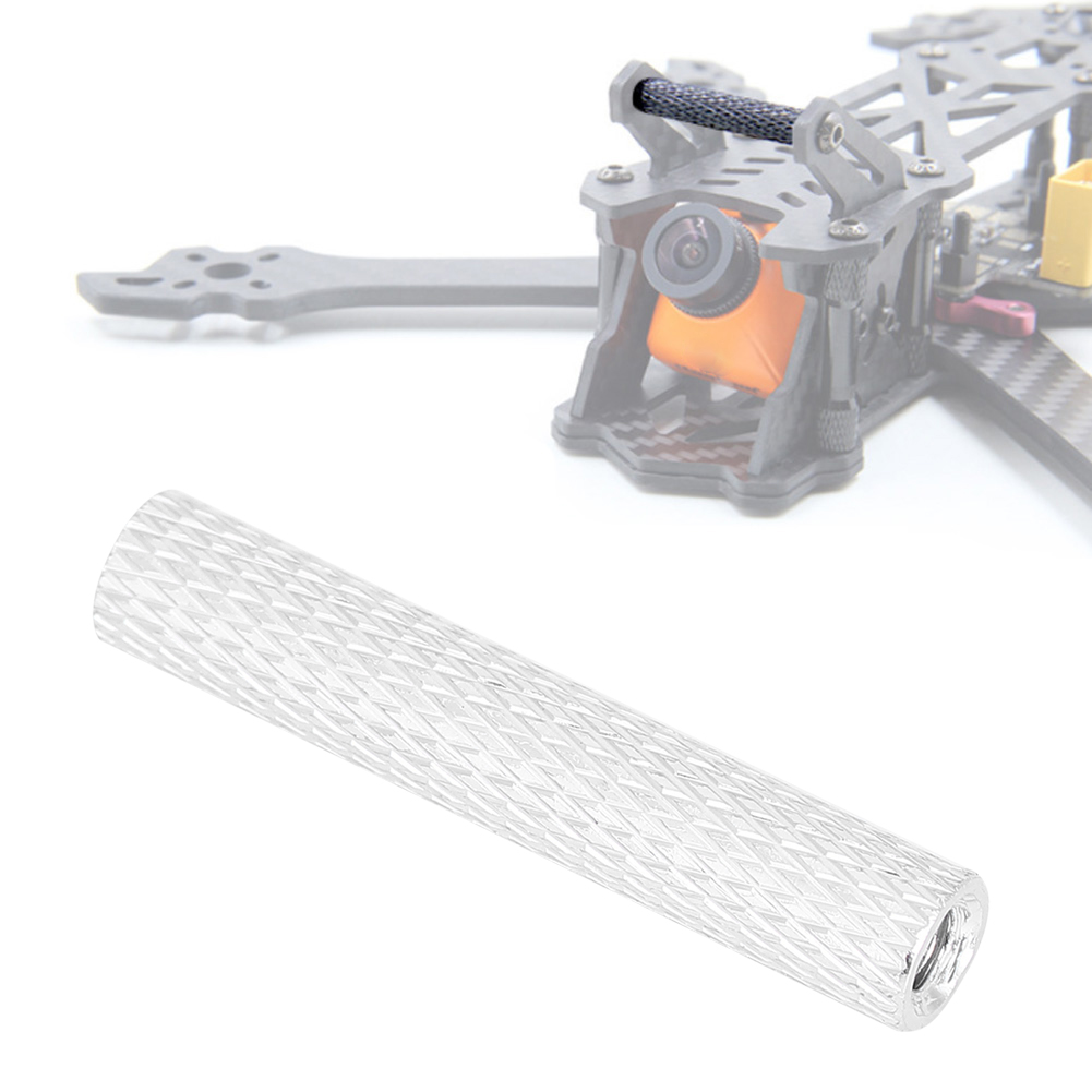 10 Stück M3x28 Runde Aluminium-abstandshalter, Säulenabstandshalter, Befestigungsstangen, Silberfarben, Für Quadcopter