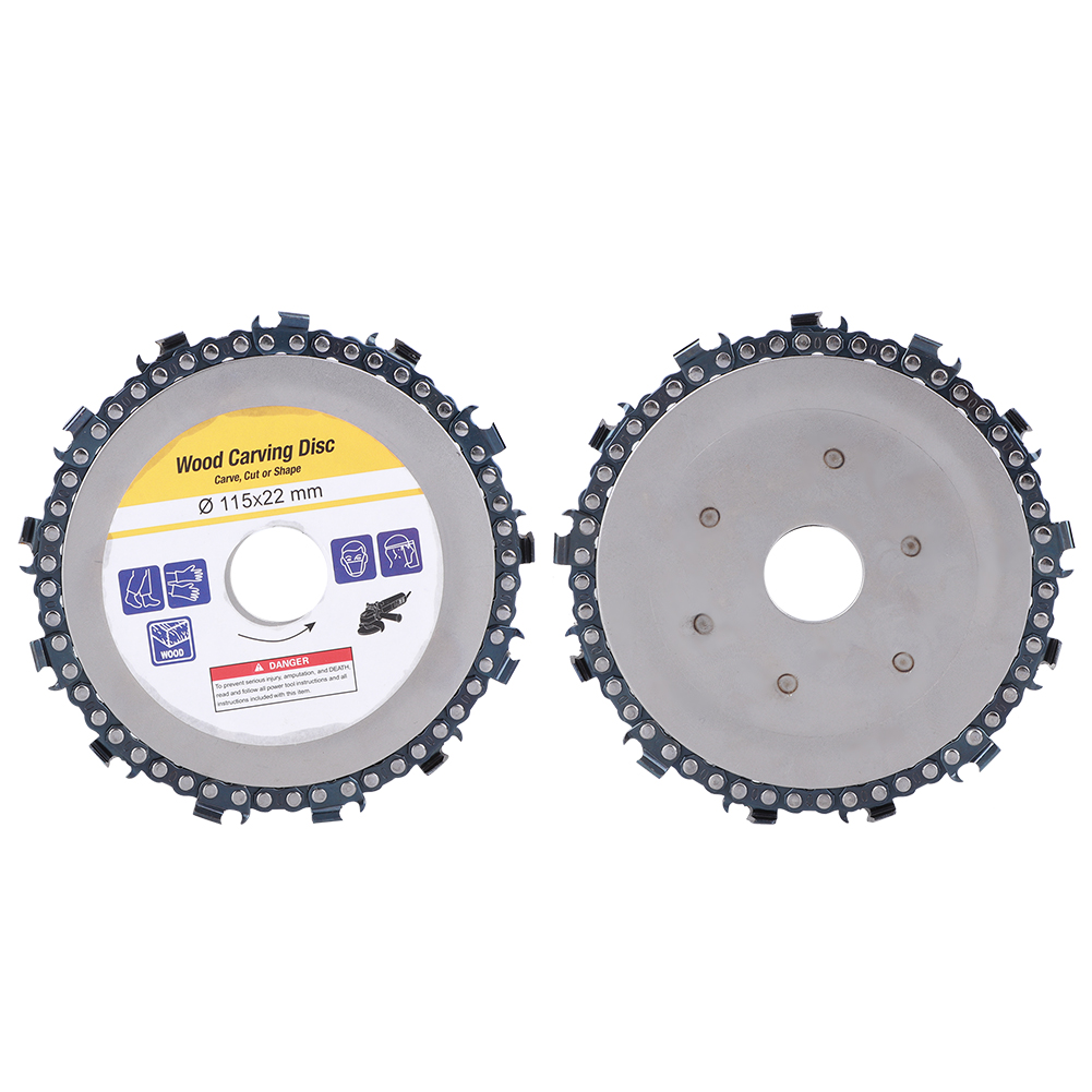 4,5-zoll-winkelschleifer-kettenscheibe, Biegearbeiten, Holzbearbeitungszubehör, Hartmetall, 13 Zähne, 115 Mm (4,5 Zoll, 115 Mm, Gelb)
