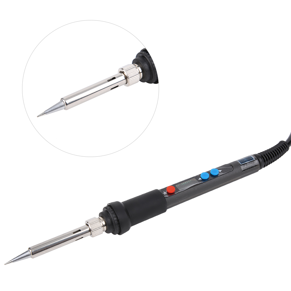 Elektrischer Lötkolben, Tragbarer Lötkolben Mit Lcd-display, 220 V, 10 A, Eu-stecker