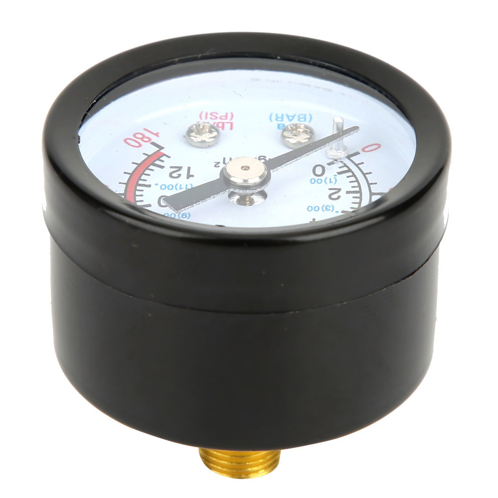 Manometer Für Luftkompressoren Y40, Gehäuse Aus Eisen, Instrumentendruckmessgerät