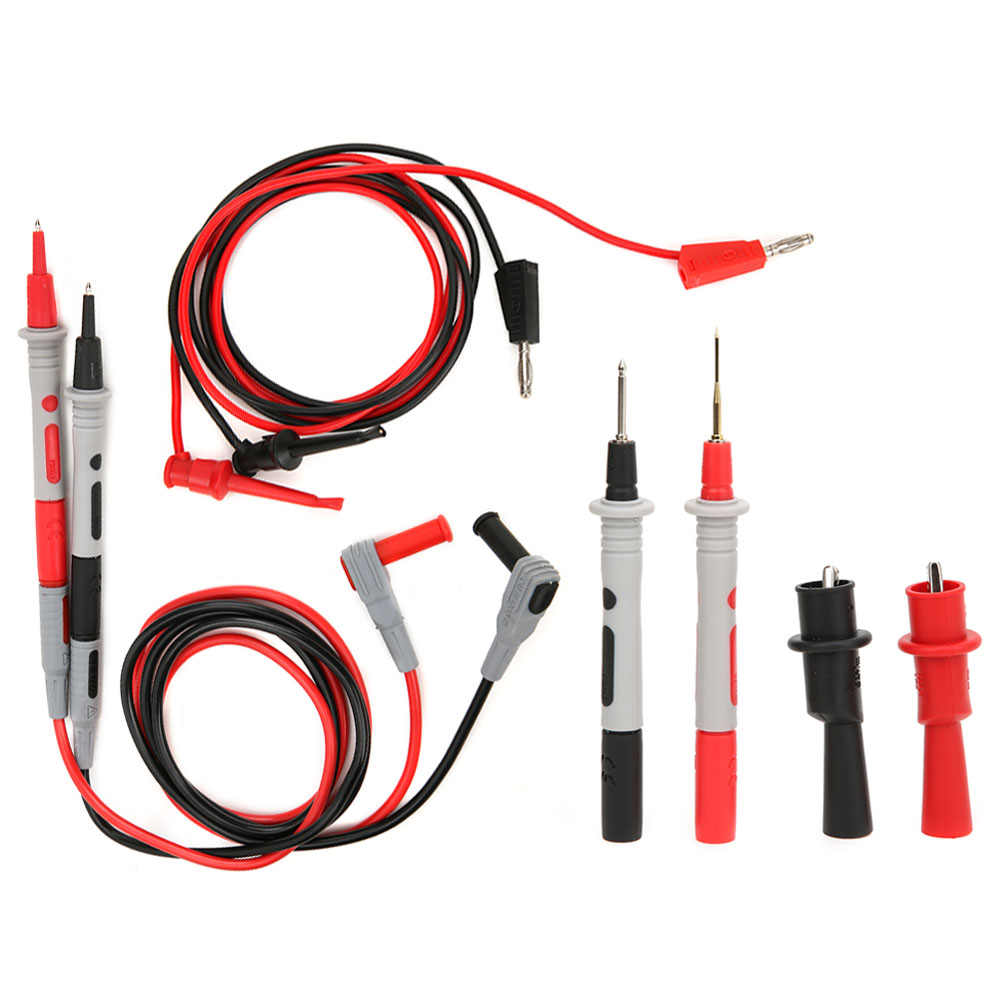 P1308b Messleitungssatz Bananenstecker Auf Prüfhakenkabel Prüfspitzen-prüfklemmen-set Für Multimeter