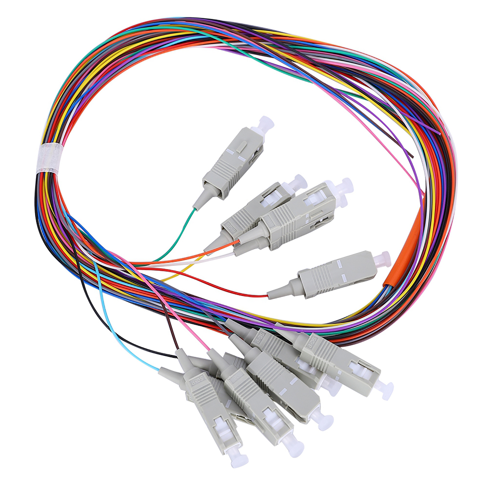 Multimode-glasfaser-pigtailkabel, Carrier-klasse Level 12, Sc Upc 62,5/125 Mit Pvc-ummantelung