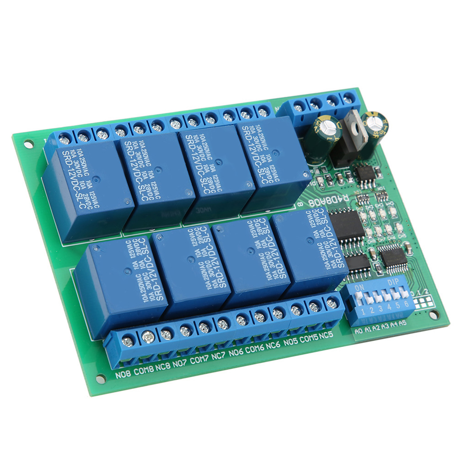 12v 8-kanal Rs485 Relais-sps-erweiterungsplatine Für Rtu-protokoll-fernsteuerung