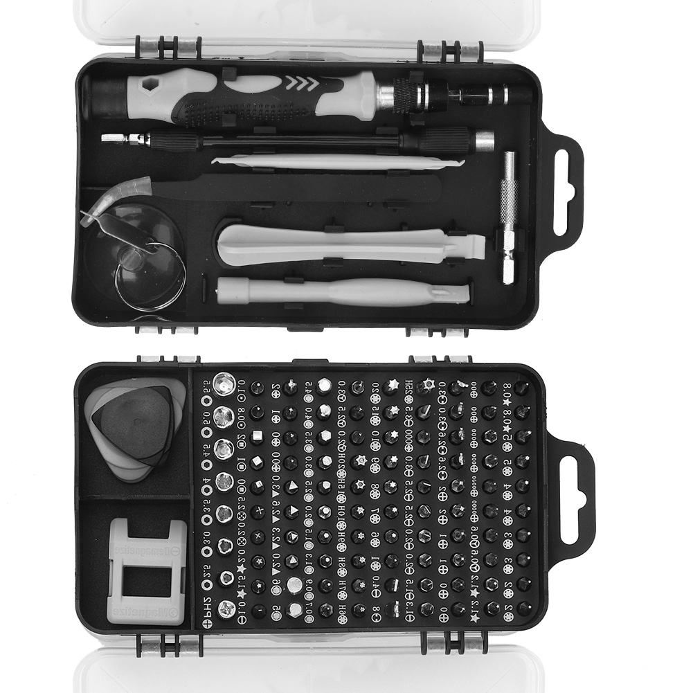 115-in-1-schraubendreher-set, Multifunktionales Werkzeug Zur Reparatur Und Demontage Von Uhren Und Handys, Schwarz