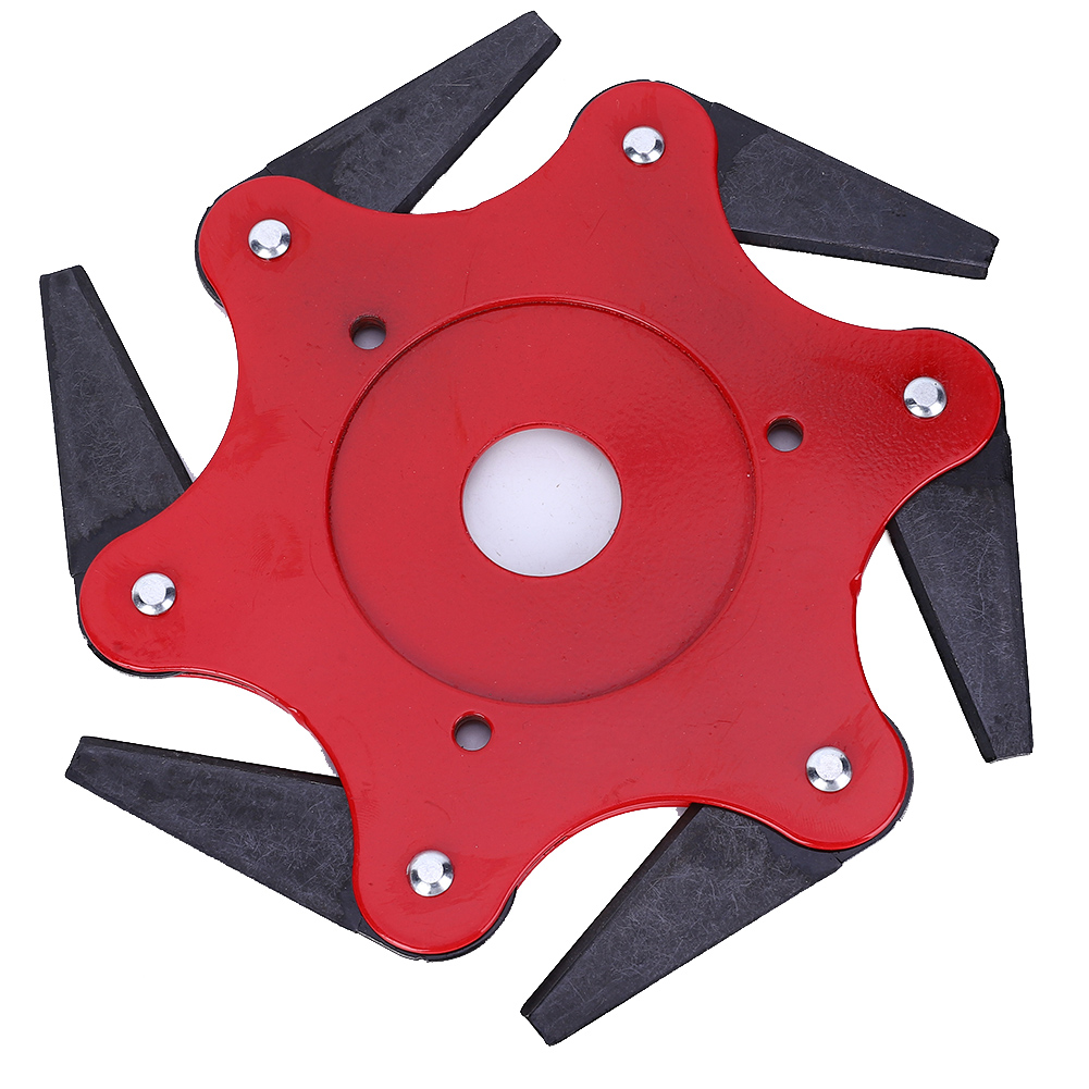 Rasentrimmerkopf Für Den Außenbereich, Freischneider, Rasenmäher-ersatzteile, Gartengeräte, 6-klingen, Rot