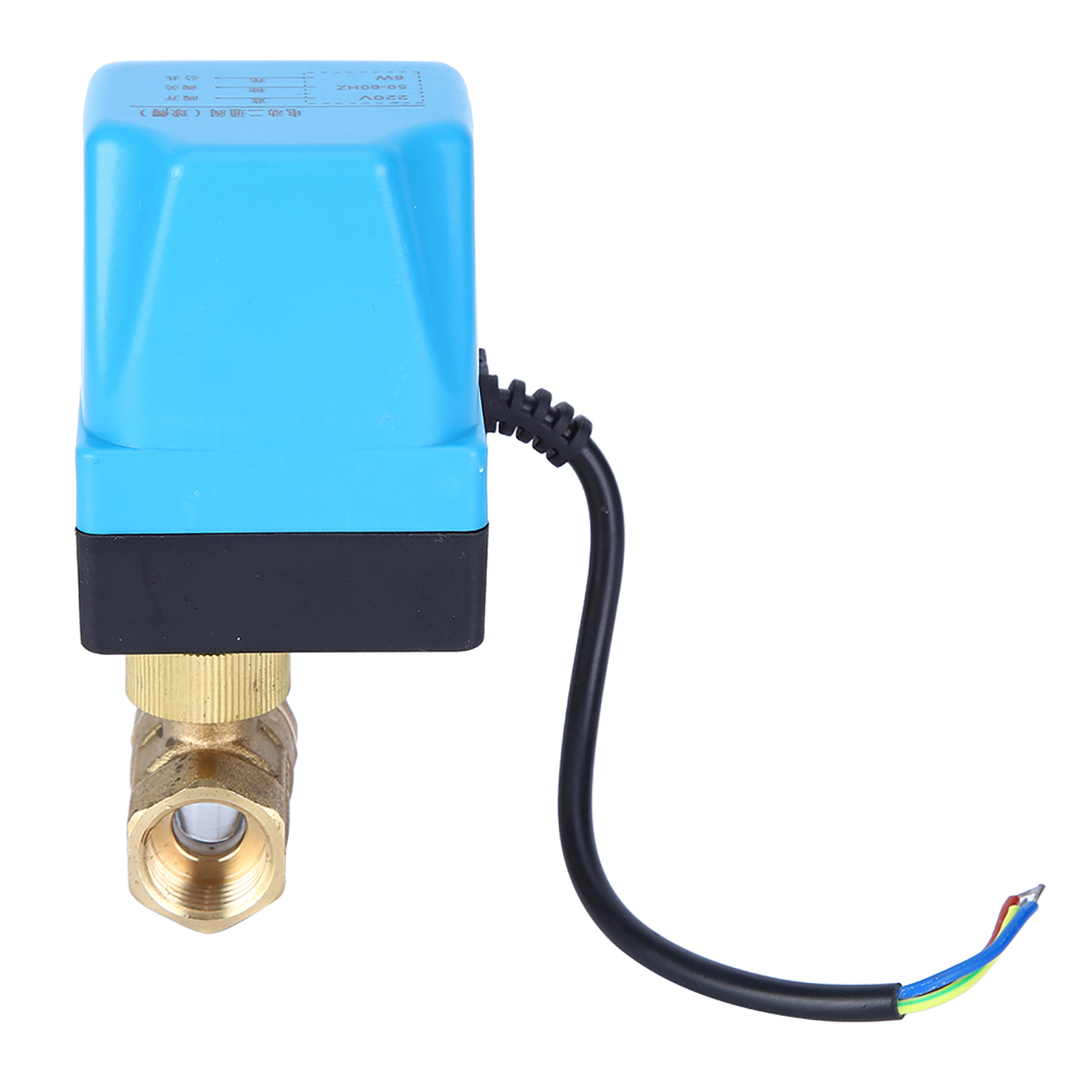 Elektrisches Kugelventil, 2-wege, 3-adrig, 2-fach Regelbar, Schutzart Ip68, Synchronmotor, Blau, 220 V Ac, G1/2-zoll