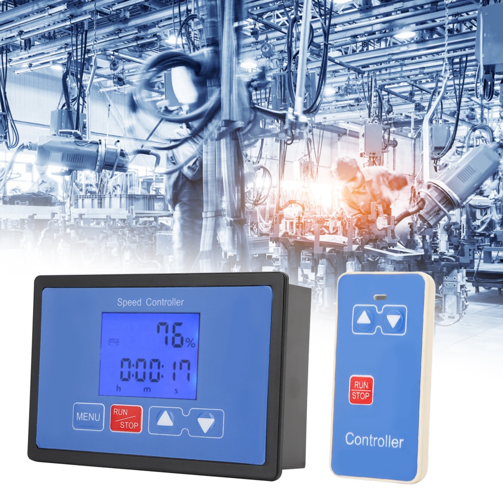 Fernbedienung Für Drehzahlregler Von Gleichstrom-bürstenmotoren (6,5 V–55 V, 30 A) Mit Lcd-display Und Motorzyklus-lauf-/stopp-timer