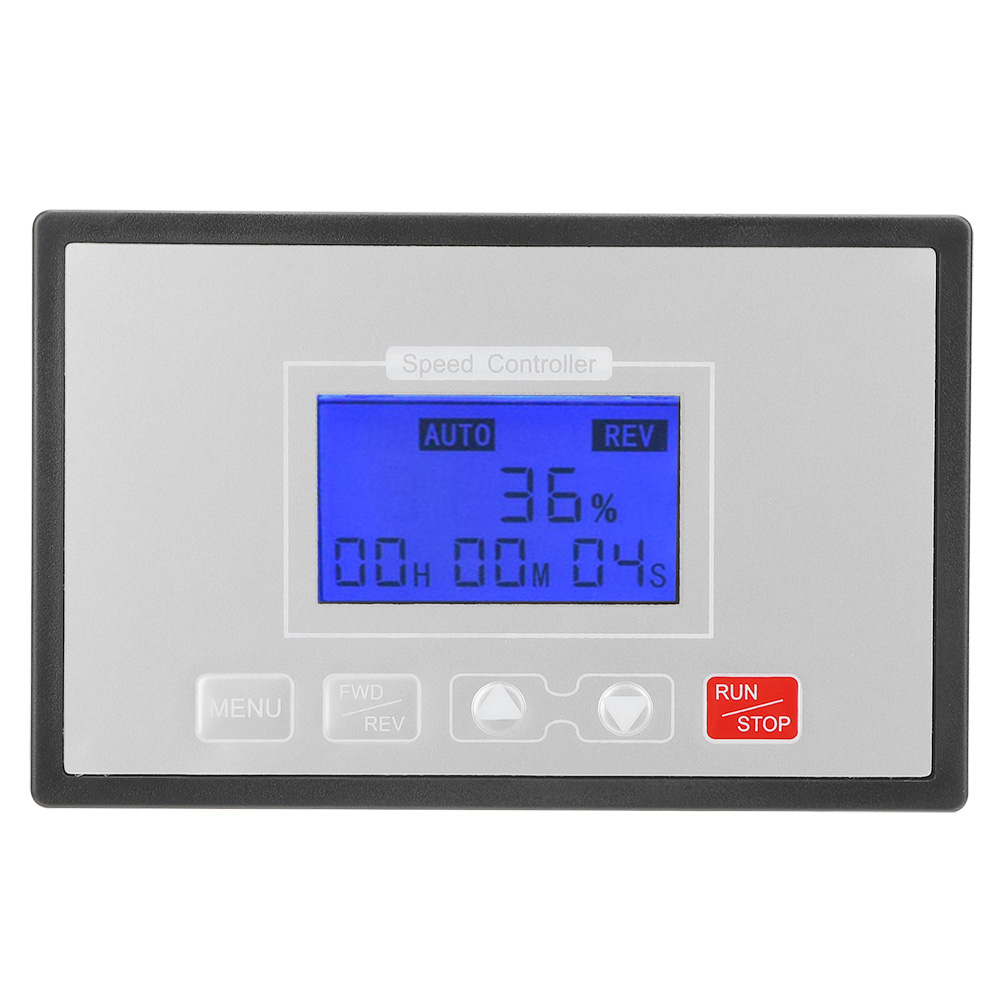 60a 10-55v Dc Bürstenmotor-drehzahlregler Mit Digitalem Lcd-display, Langsamlauf-/stopp-timer, Reversibel