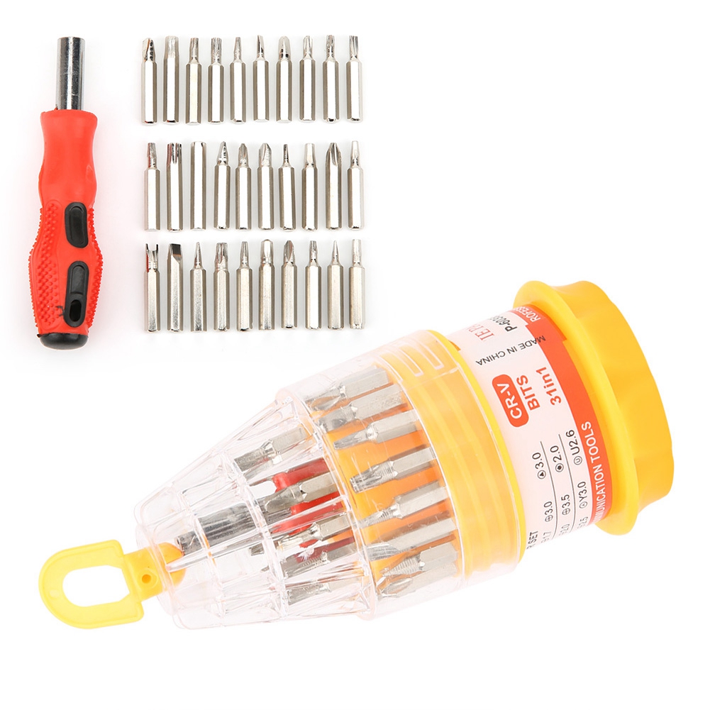 31-in-1-schraubendreher-set Mit Magnetischen Bits Für 3d-drucker, Heimwerkerbedarf Und Handy-reparatur