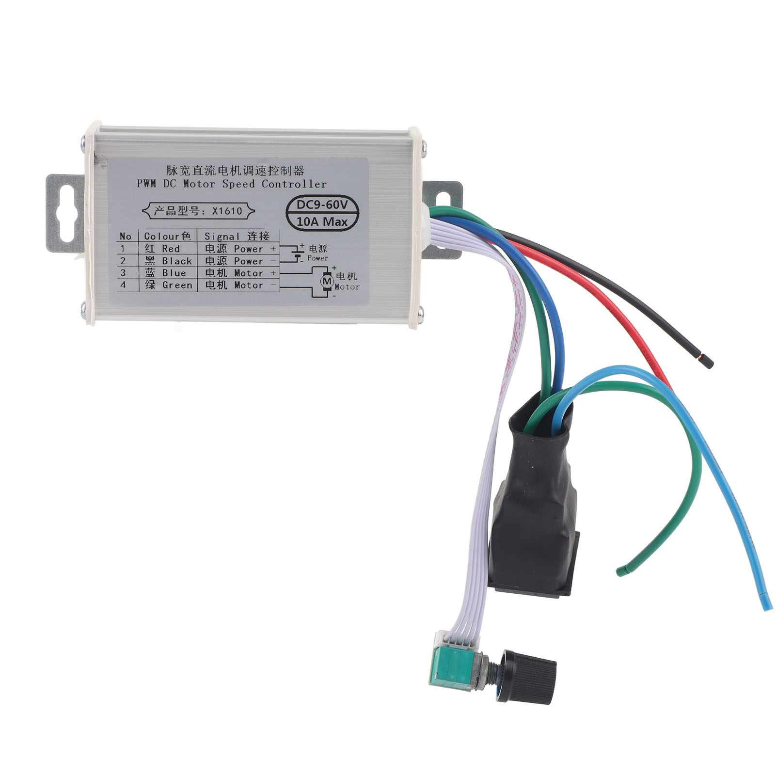 Dc-motor-drehzahlregler 10a Cw/ccw Motor-drehzahlregler 960v Pwm-controllerdc9-60v
