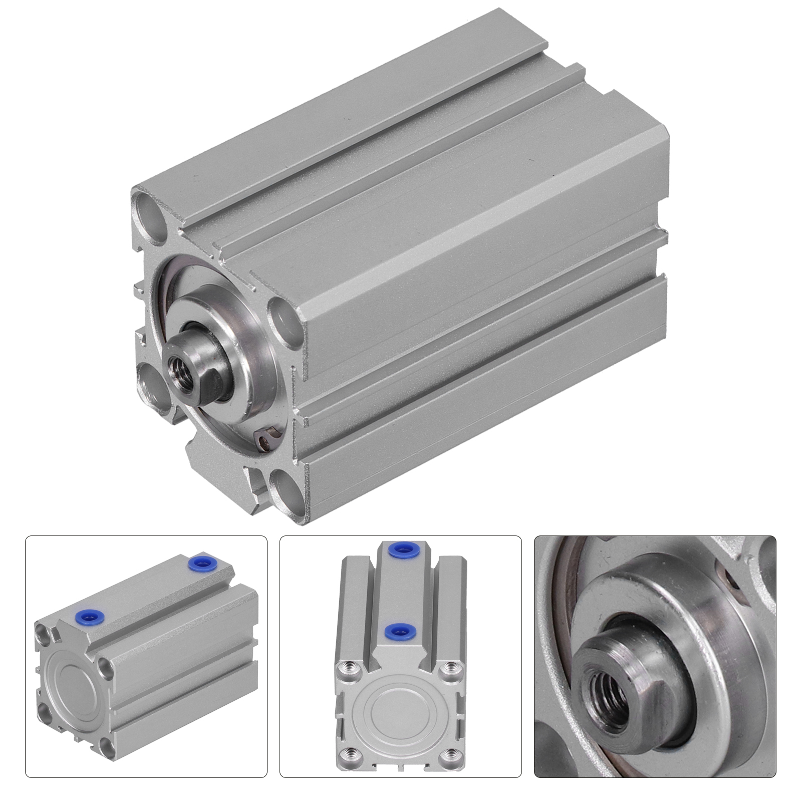 Dünnluftzylinder Aus Aluminium, Doppeltwirkend, Mit Lagerführung, Pneumatisches Zubehör, Pt1/8 Bohrung 32mmsda32x50