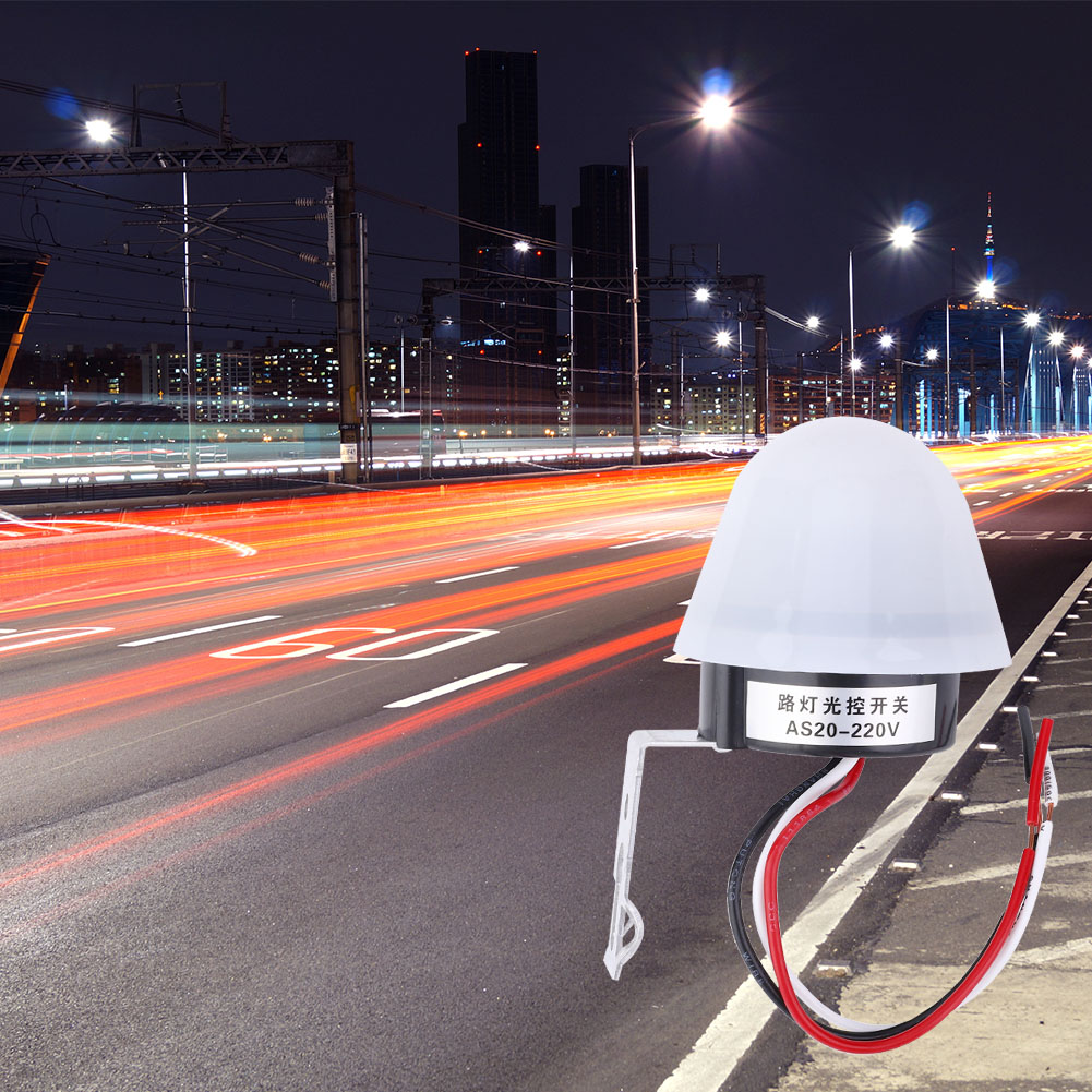 Stück Automatische Ein-/aus-straßenbeleuchtungs-fotoschalter Fotozellen-sensorschalter 220 V