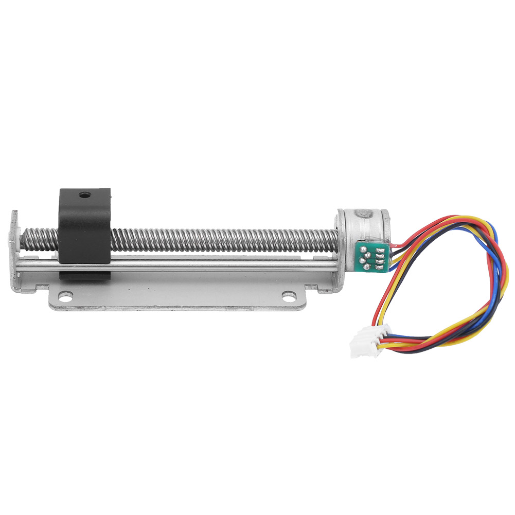 Schraubschlittentisch Mikro 2-phasen 4-draht Schrittmotor Schraubschlitten Metall Optische Achse Schraube 15