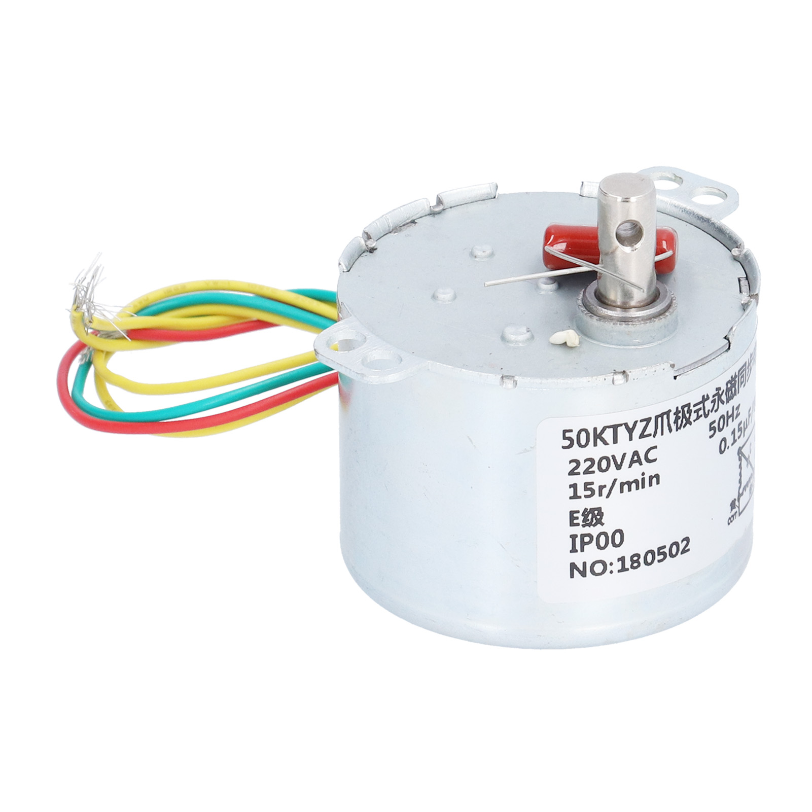Synchronmotor 15 U/min, Getriebe Mit Mikrodrehzahlreduzierung Und Kondensator, Ac 220 V