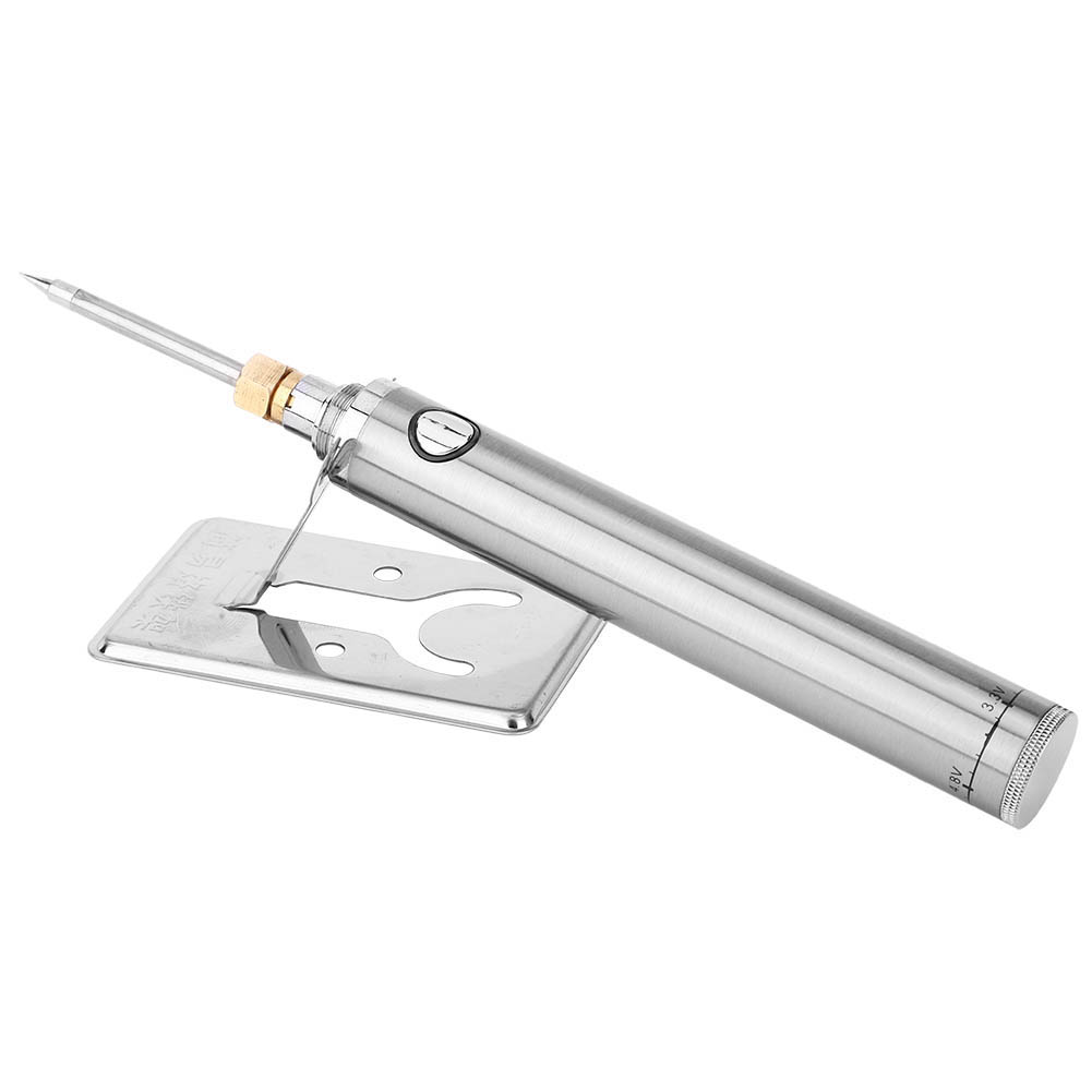 Mini-usb-lötkolben-set 5v Antioxidativer Tragbarer Wiederaufladbarer Lötkolben (silber)