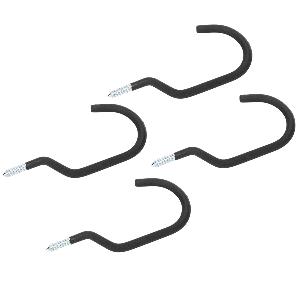 4er-set Fahrradwandhalterungen Aus Metall, Aufbewahrungshaken Für Garage Und Garage