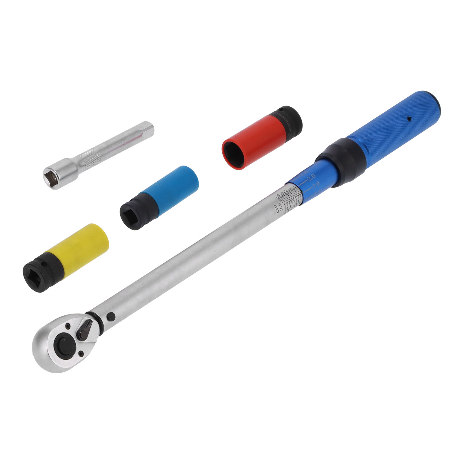 Drehmomentschlüssel Mit Klickmechanismus, Voreingestellt, Verstellbar, Industrie-handwerkzeug, 5–25 N, 1/4", 40–220 Nm