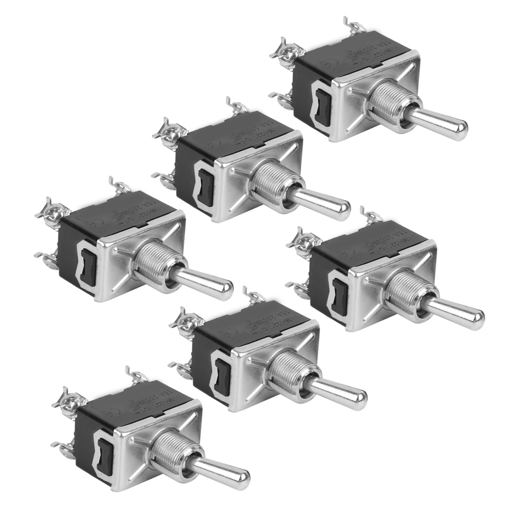 20 Stück Berm Kippschalter Led-licht Wippknopf 4 Pins 2 Stufen Ein/aus 15a 250vac Bem‑1221