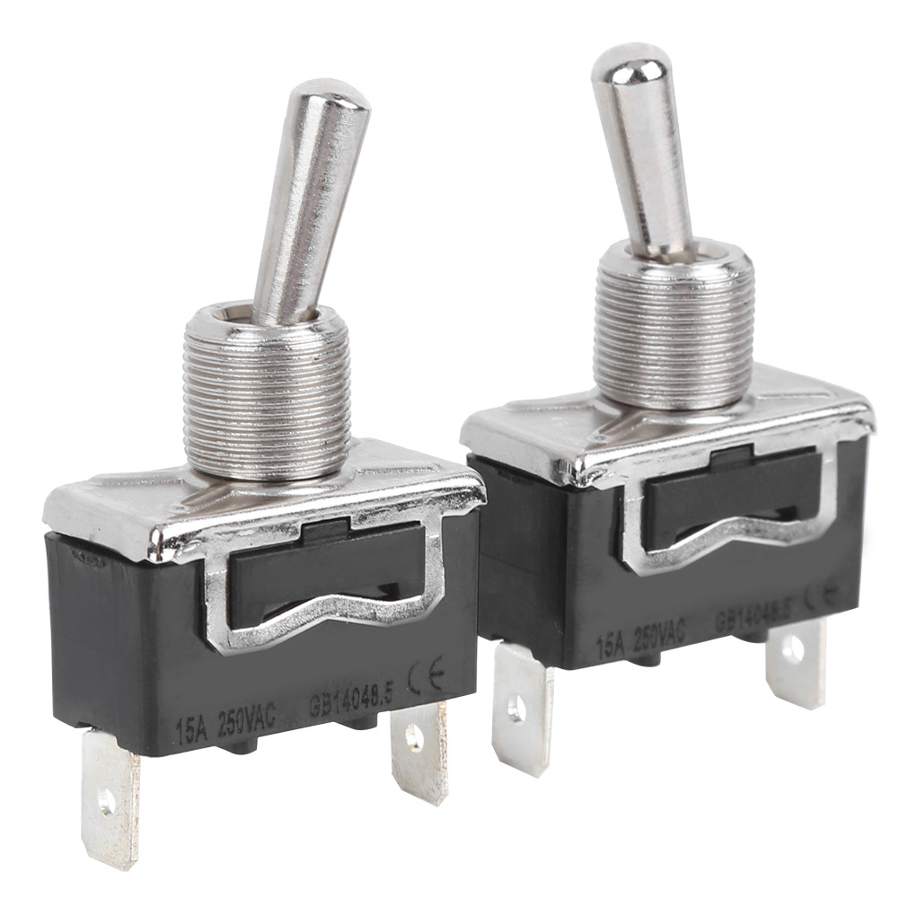 Berm Kippschalter Mit Led-beleuchtung, Wippknopf, 2 Pins, 2-stufig, Ein/aus, 15 A, 250 V Ac, Bem‑1021c