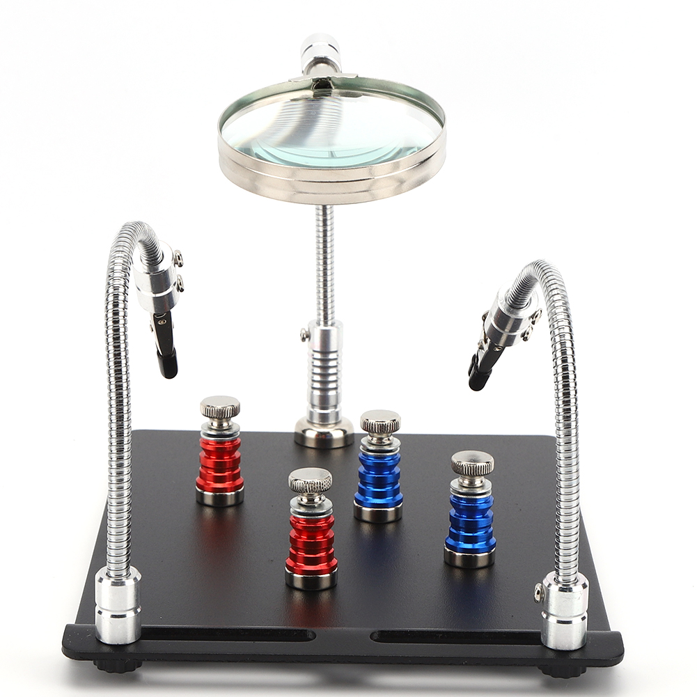 Magnetische Leiterplatten-klemme X3, Vergrößerungsglas, Werkzeugvorrichtung Für Motherboard-reparaturen
