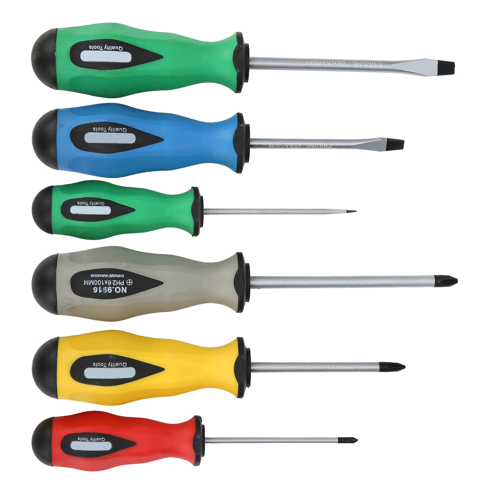 6-teiliges Service-schraubendreher-set Aus Legiertem Stahl Mit Ergonomischem Griff – Wartungs-schraubendreher-set