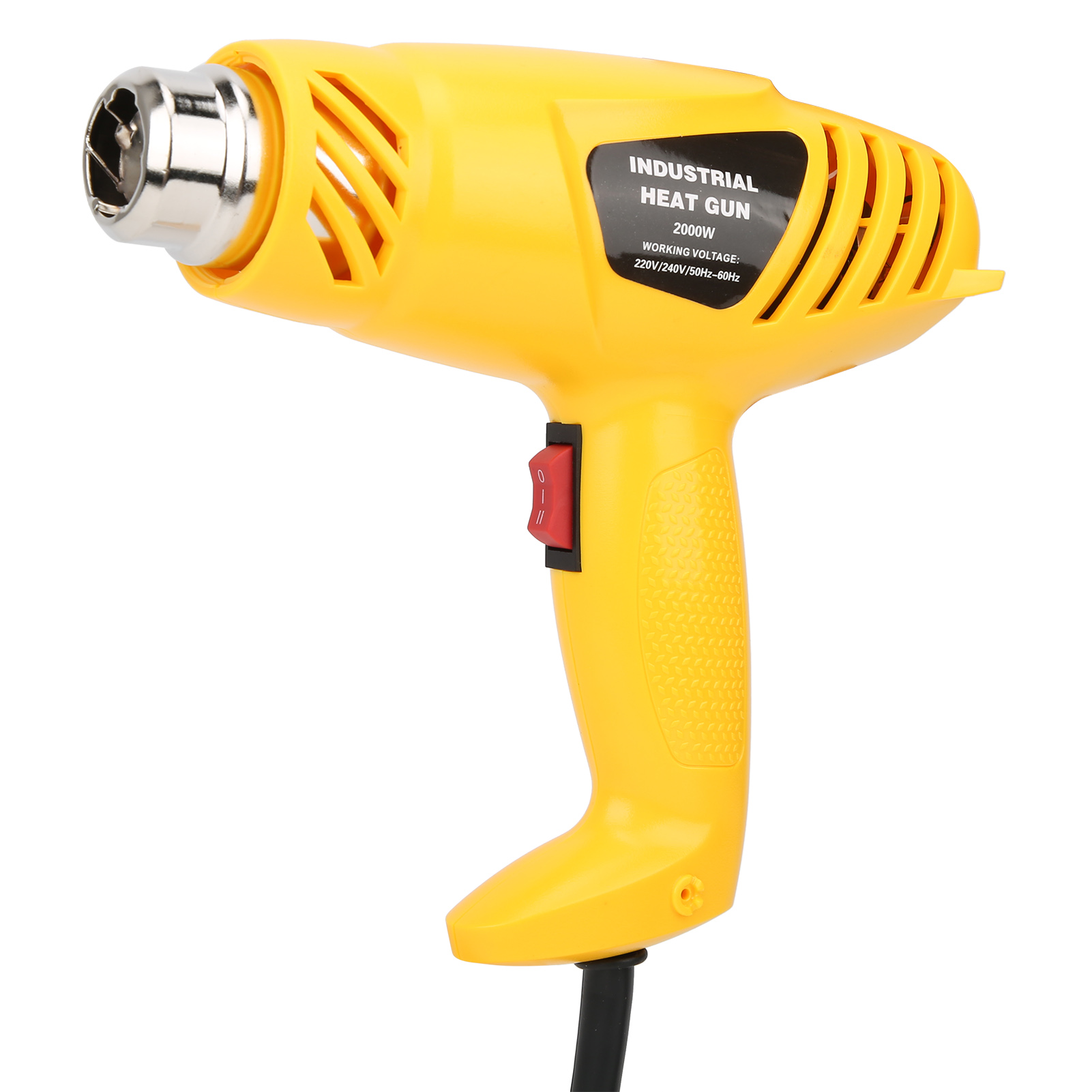 Heißluftpistolen-set Aus Abs-material Mit 5 Düsen, 2000 W, J10-eu-stecker, 250 V