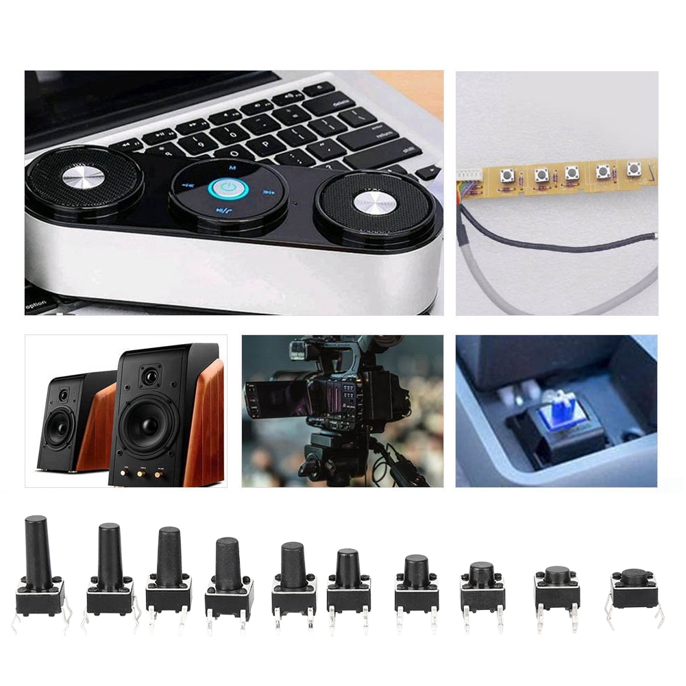 200-teiliges Takt-schalter-set, Industriezubehör, Hardware-teile, 10-w-kippschalter-sets, 200 Stück
