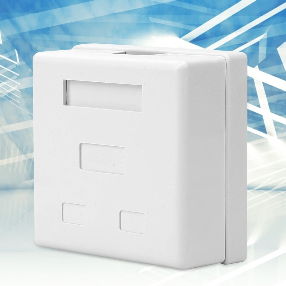 Netzwerkmodulbox Doppelport Desktop Cat.6 Cologne-6 Geschirmt Rj45-8p8c Integriert