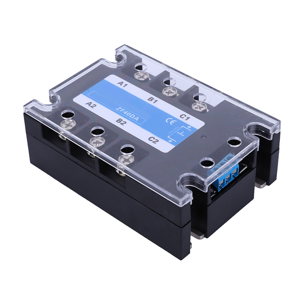 Berm3 Zf40da Dc/ac Halbleiterrelais (ssr) – Elektronische Bauteile Mit Transparentem Gehäuse Für Elektronikgeräte
