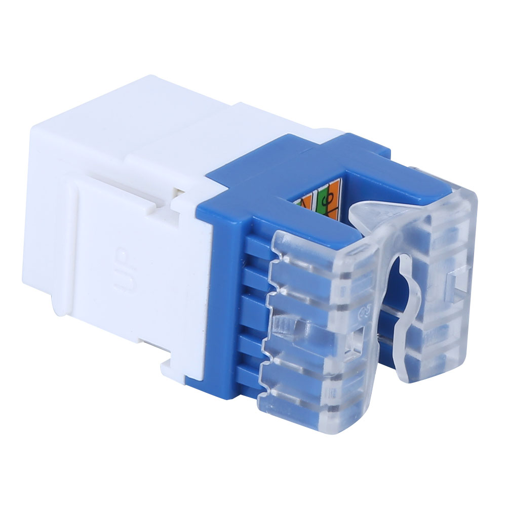 3 Stück Rj45-180°-modul Für Keystone-buchse Cat5e Utp-netzwerke Informationsanschlussbuchsenadapter