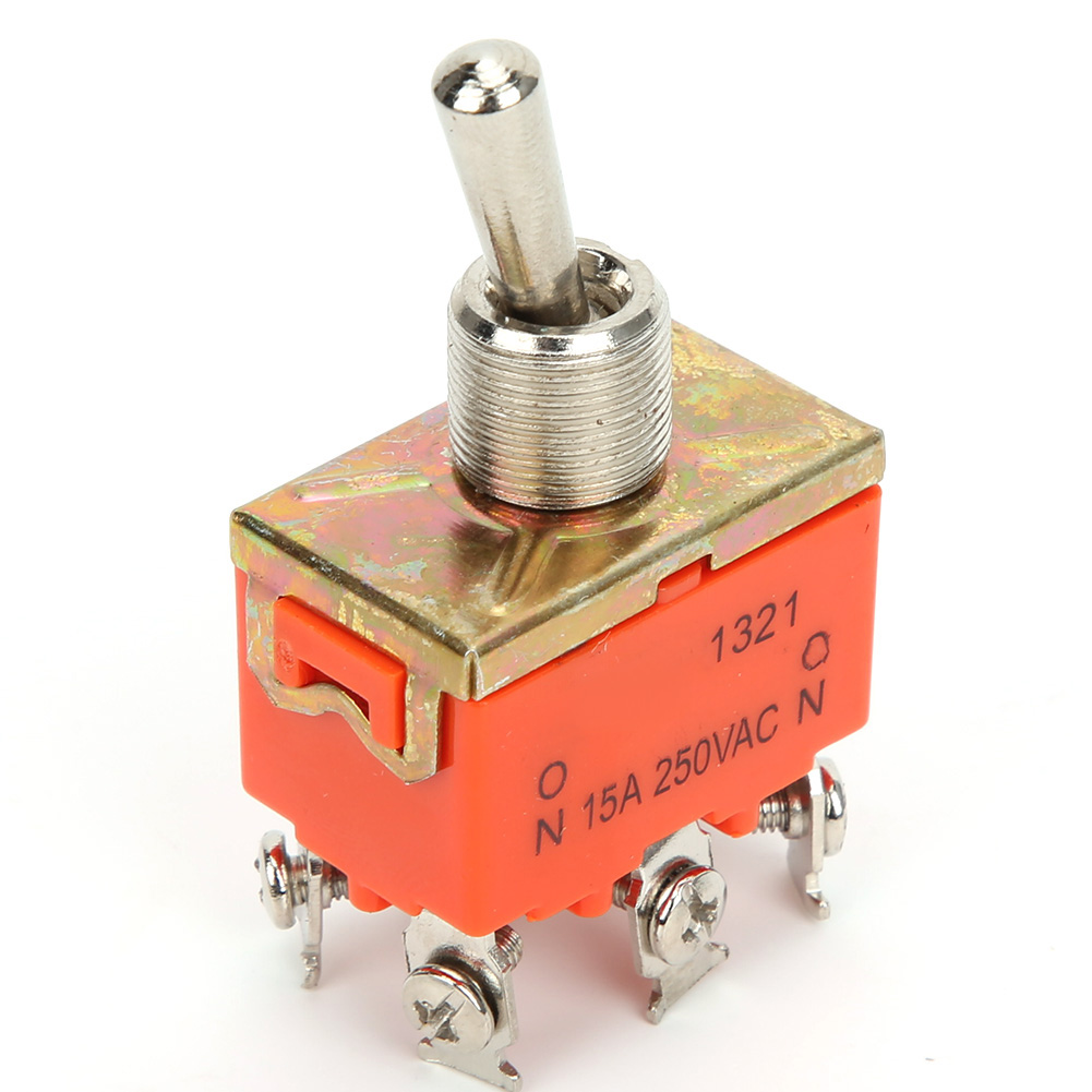 10 Stück Mini-kippschalter E Ten1321 Ac 250v 15a 6-polig Ein Ein 2-positionen-kippschalter