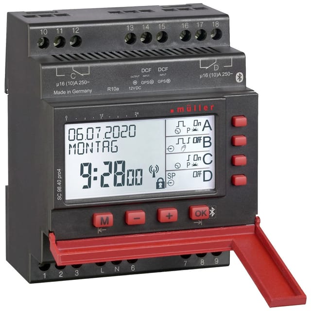 Muller SC 98.40 pro4 Digitaler Timer DIN-Schiene 4000 W