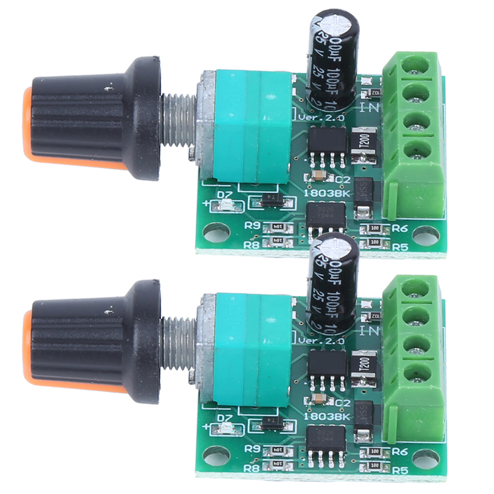 2 Stück 1,8 V 3 V 5 V 6 V 12 V 2 A Pwm-gleichstrommotor-drehzahlregler Niederspannungs-steuerschalter 1803bk