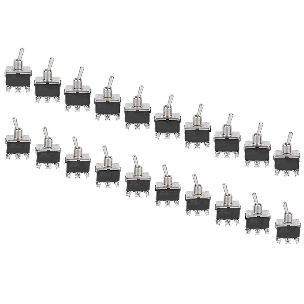Berm@ 20 Stück Kippschalter Bem‑1321 Led-licht-wippschalter 1,8 M 2-stufig Ein-ein 15 A 250 V Ac