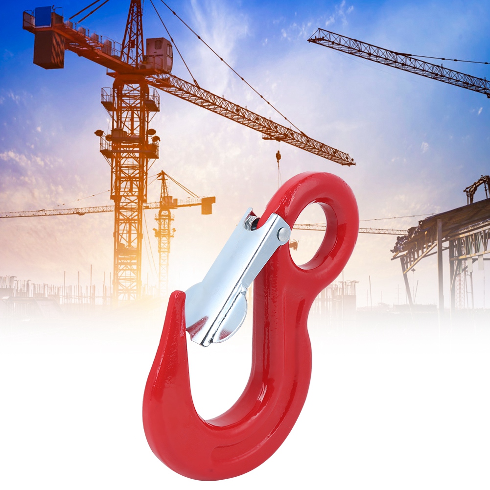 Kranhaken, Containerhaken Aus Legiertem Stahl, Schwerkraft-anschlagtechnik, Hebezeugindustrie, Schiffbau, Rundhaken, 5 Tonnen
