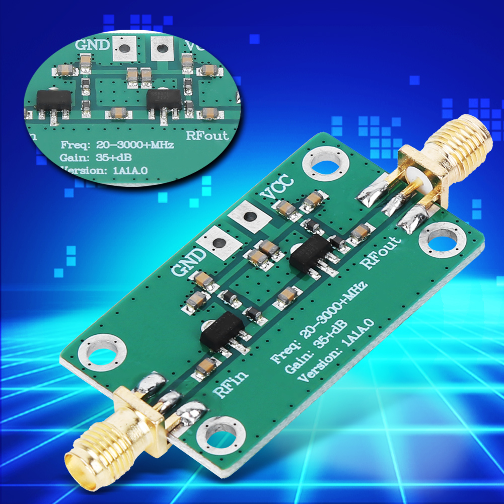 Hf-verstärker-funkmodul, Rauscharm, 35 Db Verstärkung, 20–3000 Mhz Für Bluetooth/wlan/gps