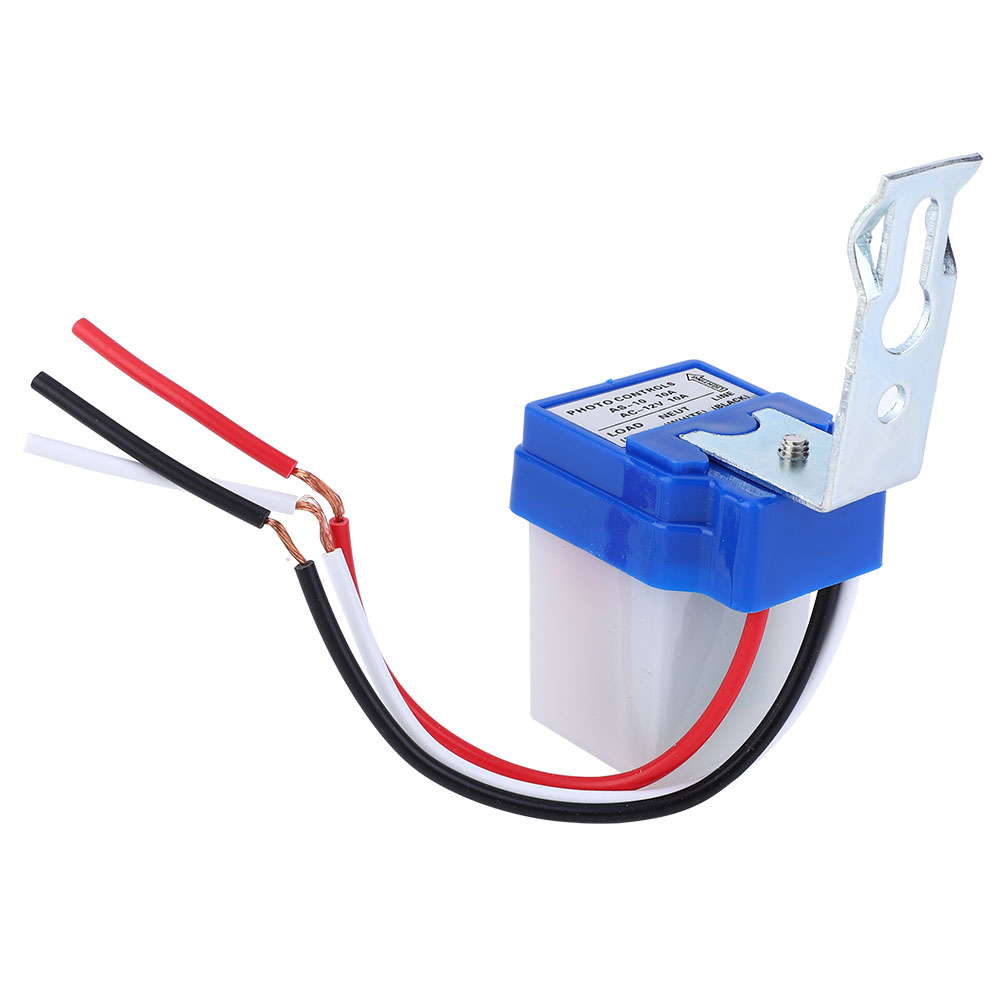 2 Stück Automatischer Lichtschalter Für Den Außenbereich, Fotogesteuerter Lichtsensor, Fotoschalter As-10a-12v Dc12v