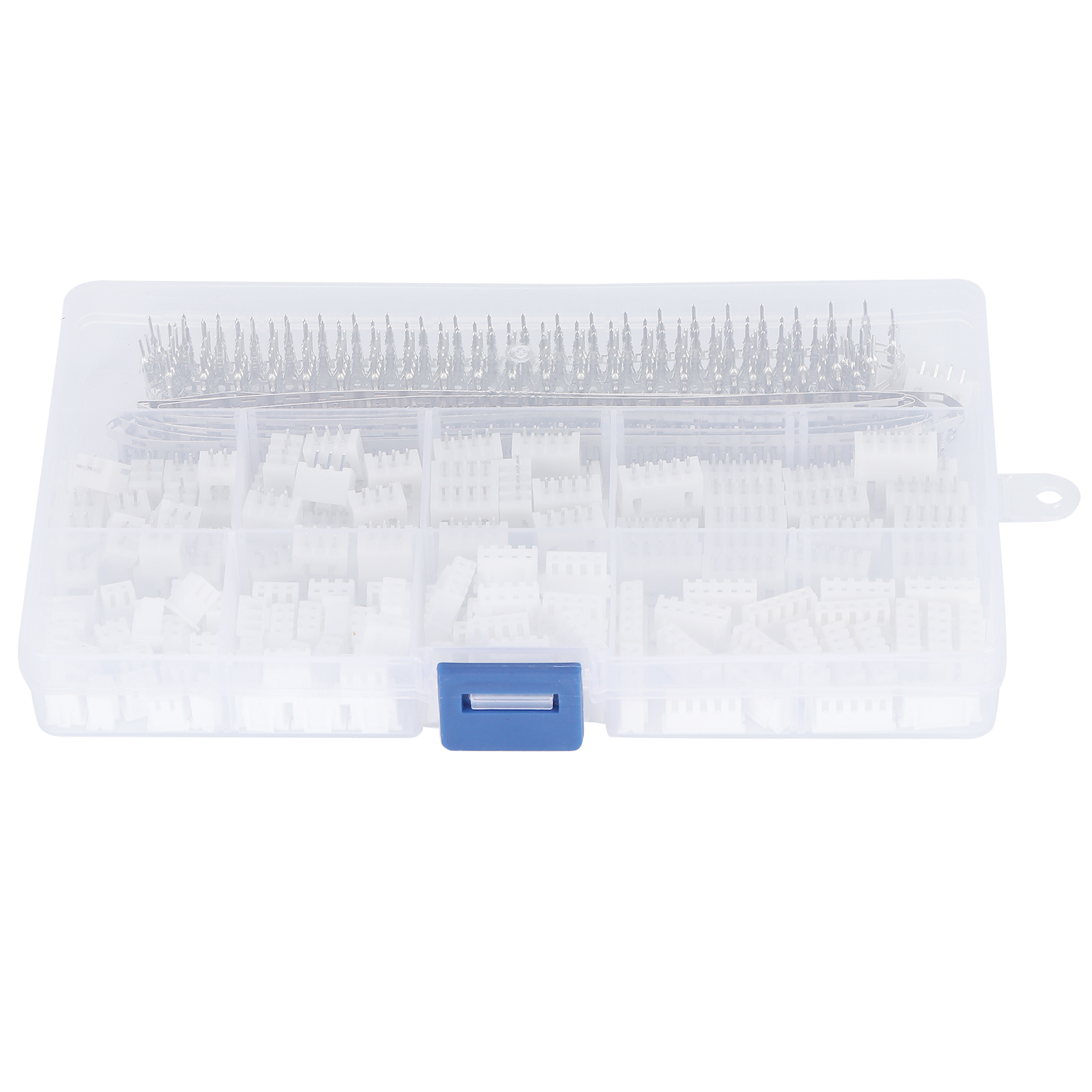 560-teiliges Stiftgehäuse-steckverbinder-set, Kabeladapter, Buchsen, Klemmenblock, Stecker/buchse, Weiß