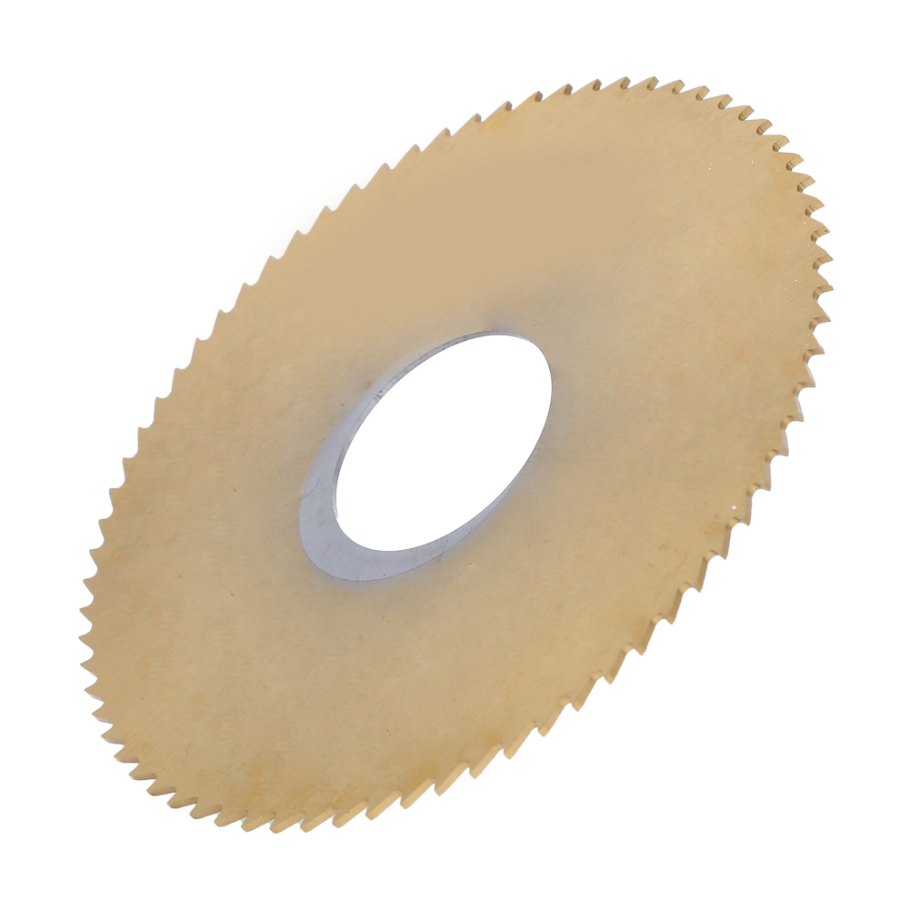 Sägeblatt-trennscheibe, Ti-beschichteter Hss-fräser, 75 X 0,8 X 22 Mm, 72 Zähne