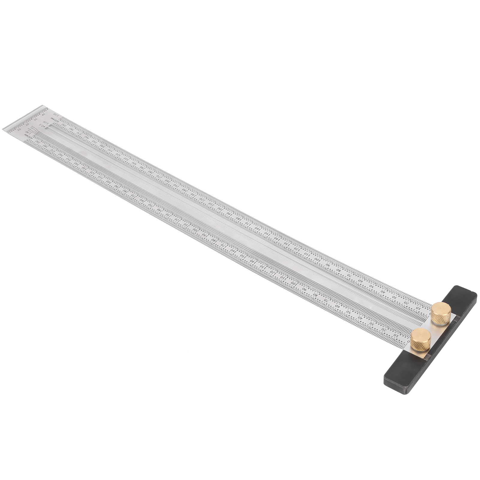 T-förmiges Lineal, Hochpräzise Anreißlehre Aus Edelstahl, 400 Mm, Heimwerkerwerkzeug Für Holzbearbeitung