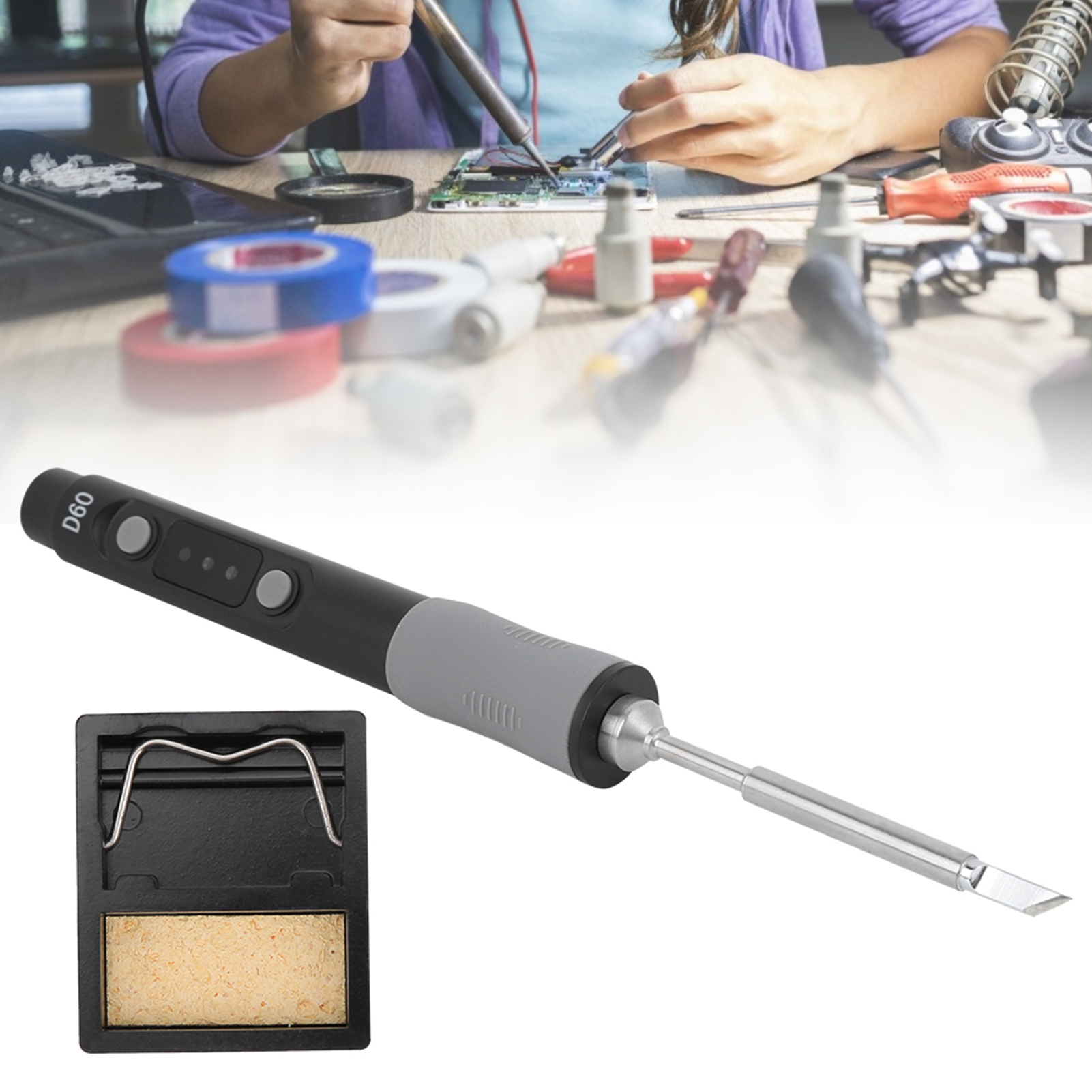 Elektrisches Lötkolben-set Mit Automatischer Abschaltfunktion Und Konstanter Temperatur, Schweißwerkzeuge Sqd60a
