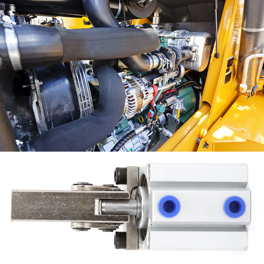 Alc Klemmarmhebel Pneumatikzylinder Doppeltwirkend Luftzylinder Ohne Magnet Alc32