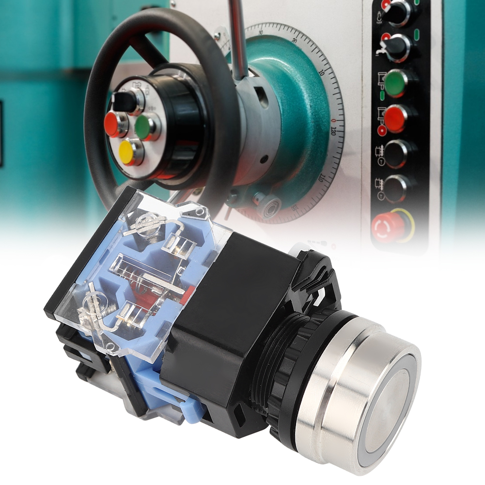 Gq38 Ac/dc12v Industrieller Drucktaster Ohne Beleuchtung, 22 Mm, Rückstellung