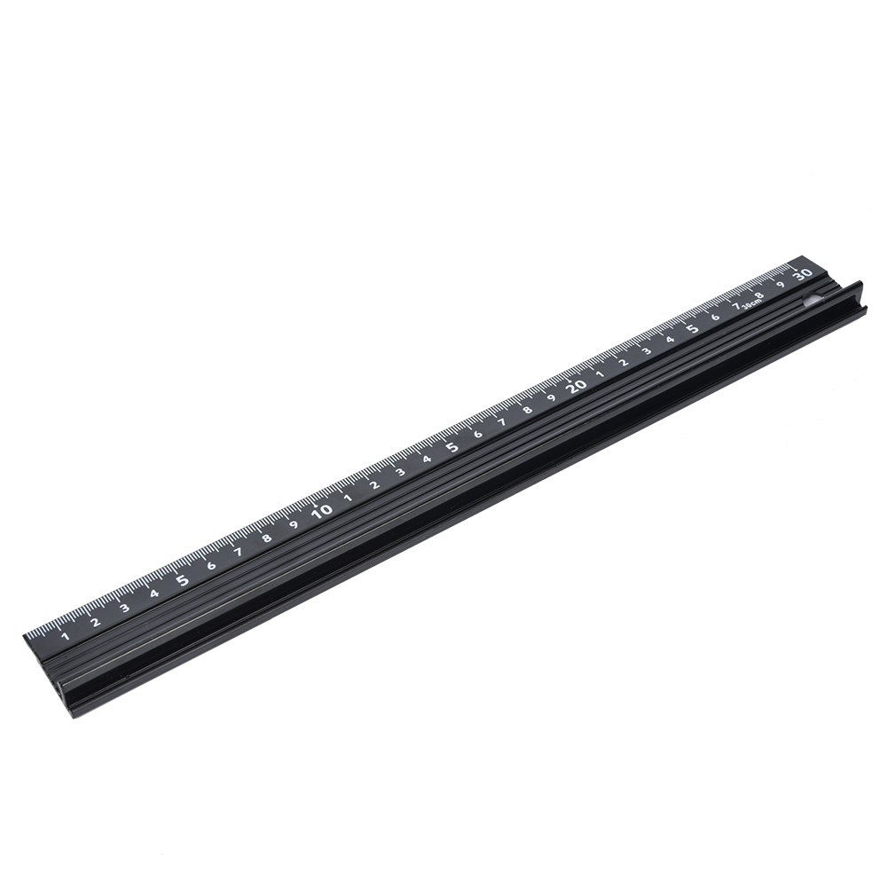 Schneidelineal L-förmig, Messwerkzeug Aus Aluminiumlegierung, Hardware-zubehör Zur Längenmessung (l-förmig, 30 Cm)