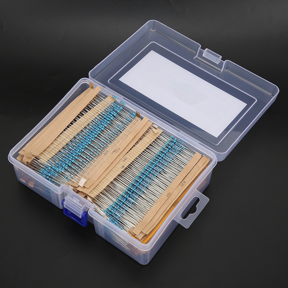 2600 Stück 1/4-w-metallfilmwiderstände, Elektronikbauteile, 1 Rω-3 Mω