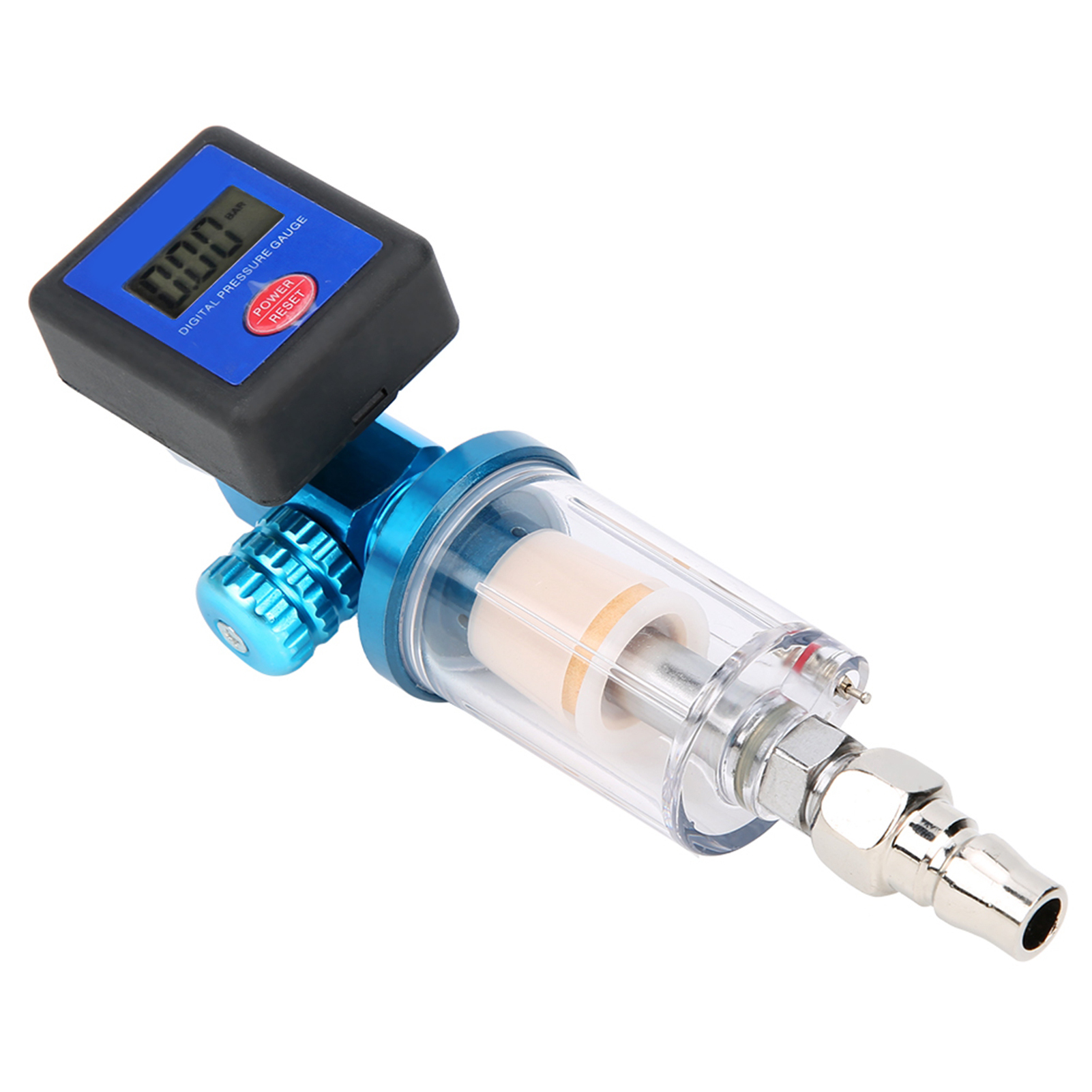 Digitaler Luftregler Mit Druckanzeige, Wasserabscheiderfilter Mf08 Mf01 Und 1/4-zoll-anschluss