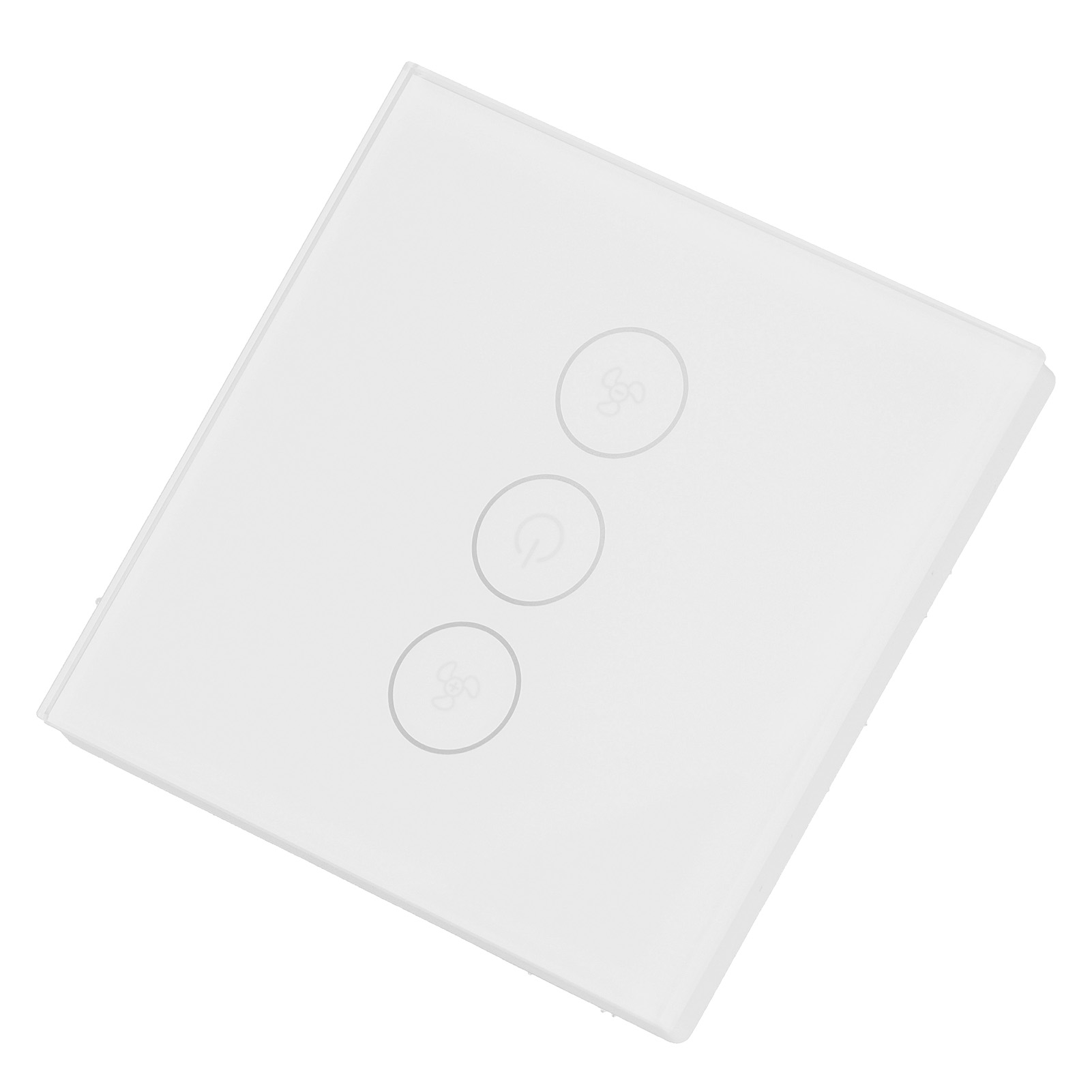 Intelligenter Wlan-schalter, Lüftersteuerung Per Telefon, 3-wege-sprachsteuerung, Typ 86, Eu-haushaltsstecker 100–240 V Ac