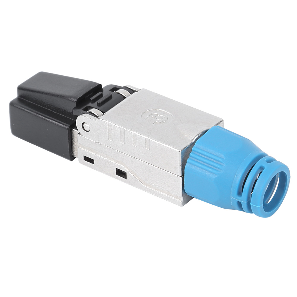 Cat8-geschirmter Stecker, Robust, Werkzeuglos, Einzelanschluss Für Netzwerkkabelverteilungssysteme