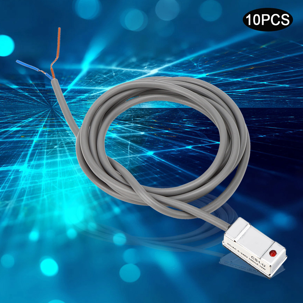 10 Stück Magnetschalter Cs1u 10w Reed-pneumatikzylinder Ein/aus Für Si.su.sc.jsi.mi.ma50&820963