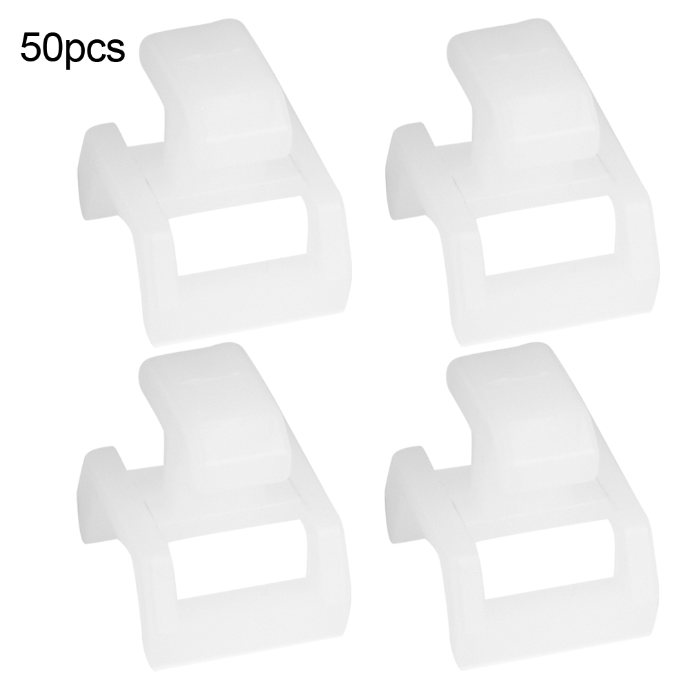 50 Stück Kabelbinderhalter Mit Basisbefestigung Für Europäische Standard-aluminiumprofile (europäischer Standard 40)